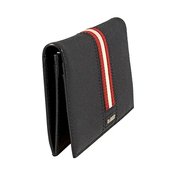 Ví Nam Bally Taliro Bi - Fold Wallet Black 2000185743356 Màu Đen - Túi xách - Vua Hàng Hiệu
