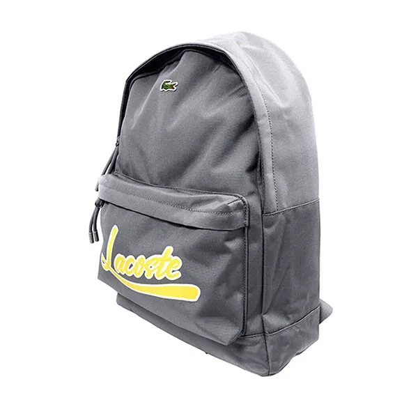 Balo Nam Lacoste Neocroc Fantaisie Backpack NH3125NT E71 Màu Xám