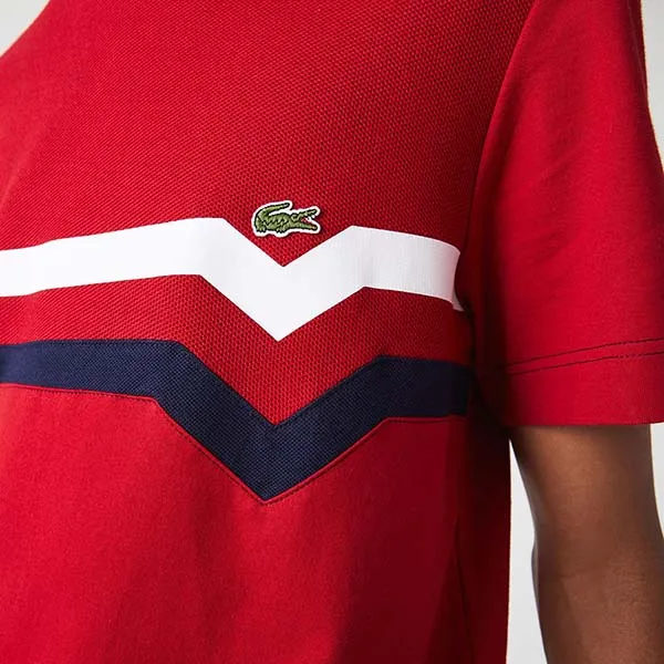 Áo Thun Lacoste Men's T-Shirt TH7974 VLP Màu Đỏ