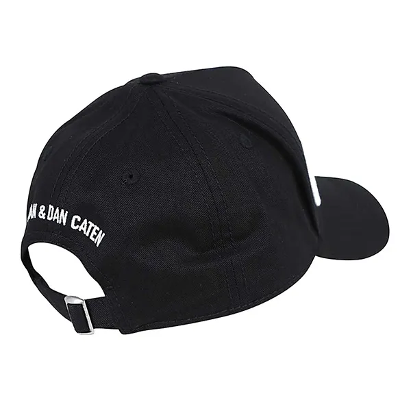 Mũ Dsquared2 Be Icon Baseball Cap BCM0412 M063 Màu Đen
