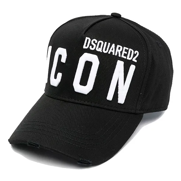Mũ Dsquared2 Be Icon Baseball Cap BCM0412 M063 Màu Đen