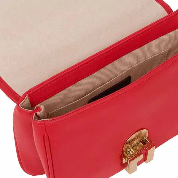 Túi Đeo Chéo Furla Cosy Mini Shoulder Bag Nero Màu Đỏ