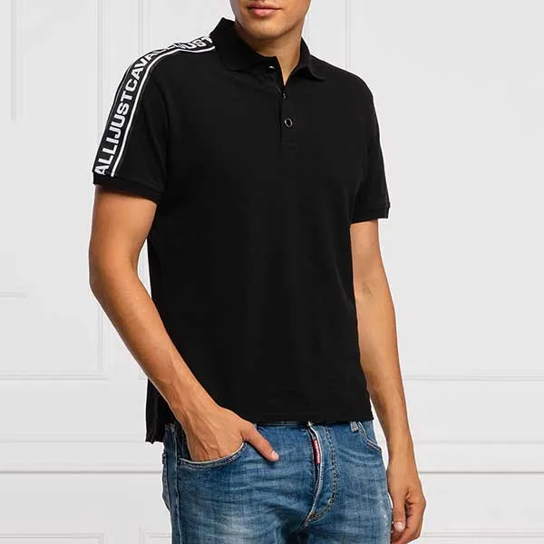 Áo Polo Just Cavalli Regular Fit S01GL0049 Màu Đen - Thời trang - Vua Hàng Hiệu