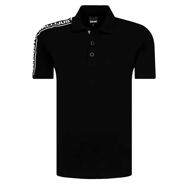 Áo Polo Just Cavalli Regular Fit S01GL0049 Màu Đen - Thời trang - Vua Hàng Hiệu