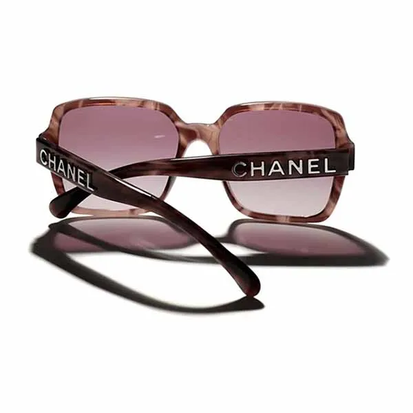 Kính Mát Nữ Chanel CH5408 Vuông New 2022 Màu Nâu Tím