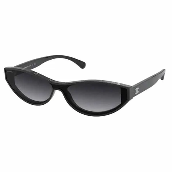 Kính Mát Nữ Chanel CH5415 Mắt Mèo Màu Đen Xám - Kính mắt - Vua Hàng Hiệu