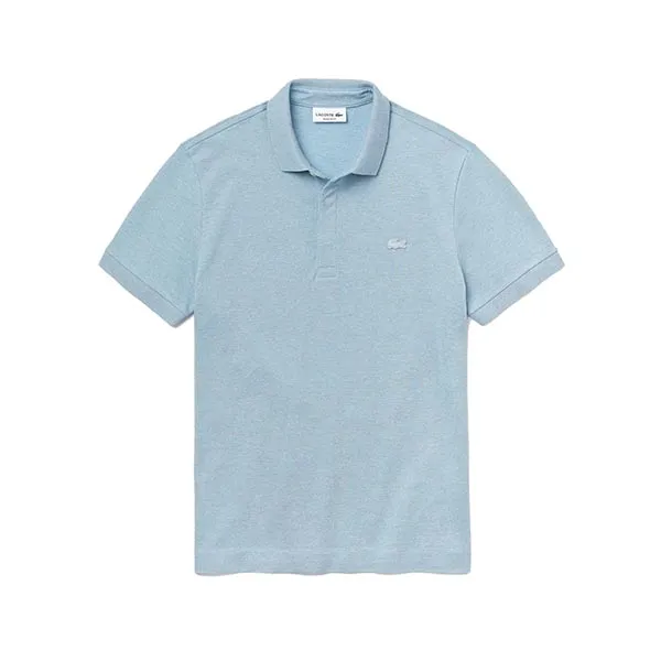 Áo Polo Lacoste Men's Paris Regular Fit Stretch Cotton Piqué PH5522-DRW Màu Xanh Blue