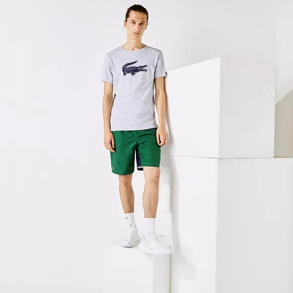 Áo Thun Nam Lacoste Men's T-Shirt TH2042 MNC Màu Xám