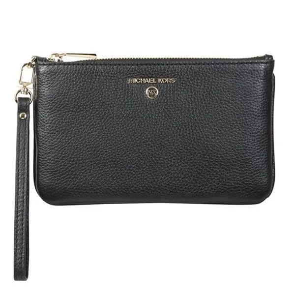 Ví Michael Kors MK Medium Pebbled Leather Wristlet 32T1GT9W2L-001 Màu Đen