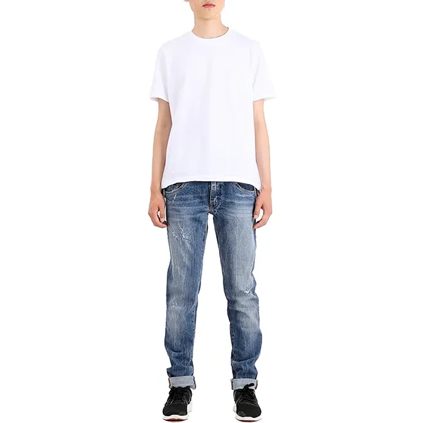 Áo Phông Thom Browne MJS056A 00050 Relaxed Fit T-Shirt White Màu Trắng