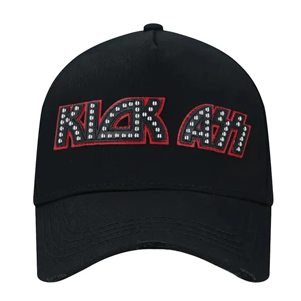 Mũ Dsquared2 Black Gabardine Kick Ass Cap BCM0384 Màu Đen - Mũ nón - Vua Hàng Hiệu