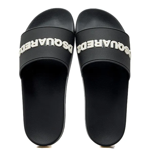 Dép Dsquared2 Sliders Black FFM0023 17205013 Màu Đen