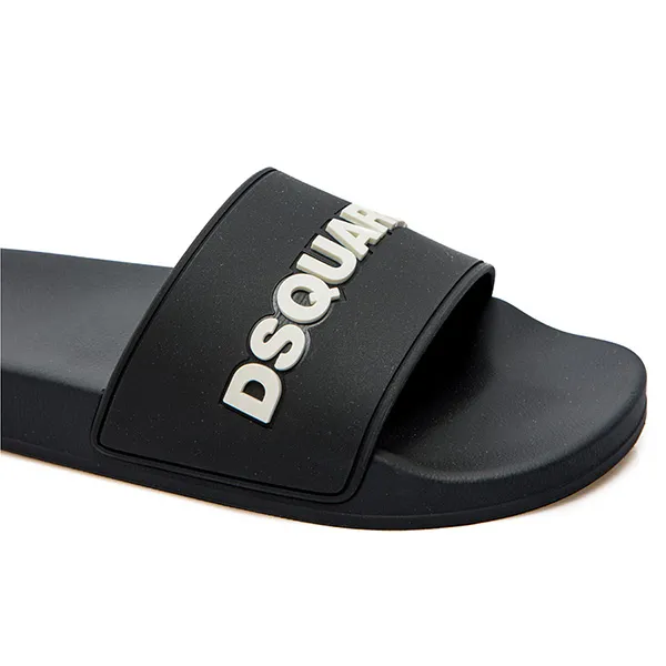 Dép Dsquared2 Sliders Black FFM0023 17205013 Màu Đen