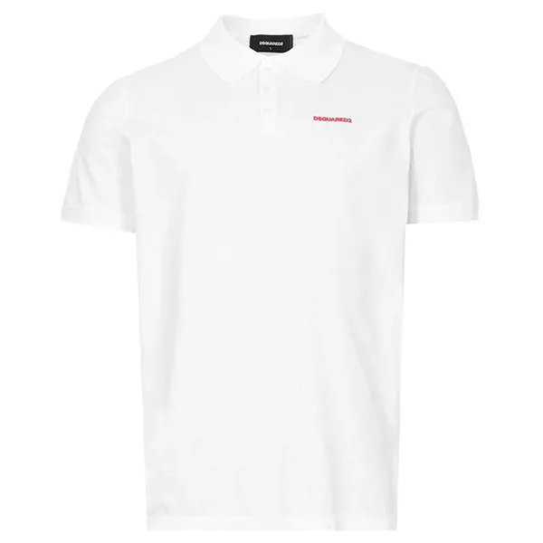 Áo Polo Dsquared2 Polo Shirt With Logo Print S74GL0048 S22743 Màu Trắng - Thời trang - Vua Hàng Hiệu