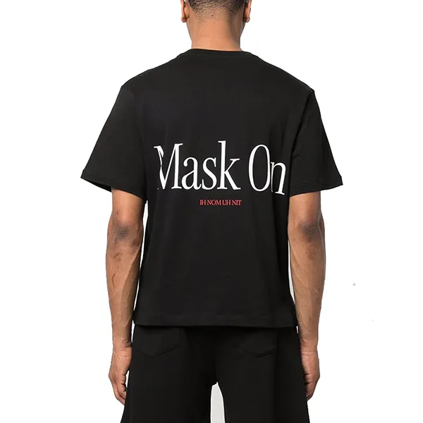 Áo Phông Ih Nom Uh Nit Printed T-Shirt NUS22227-009 Màu Đen