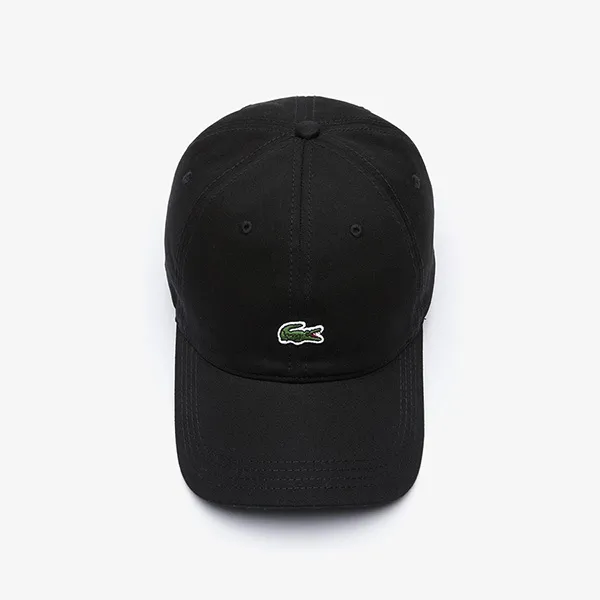 Mũ Lacoste Men's Contrast Strap And Crocodile Cotton Cap Màu Đen - Mũ nón - Vua Hàng Hiệu