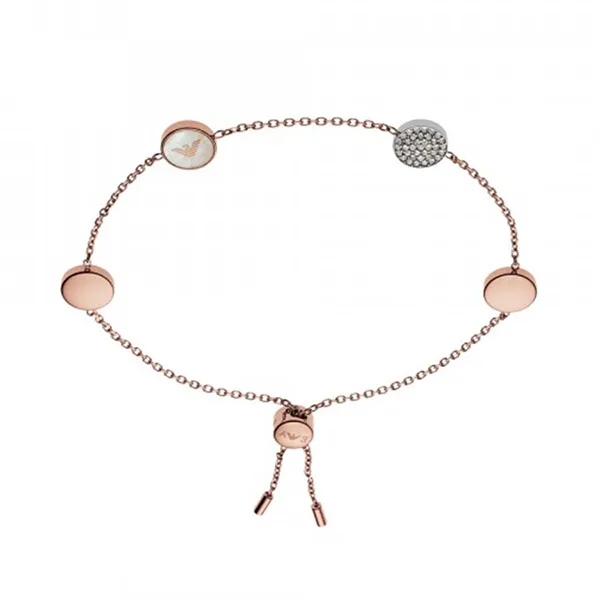 Vòng Đeo Tay Emporio Armani Ladies Rose Gold Tone Màu Vàng Hồng - Trang sức - Vua Hàng Hiệu