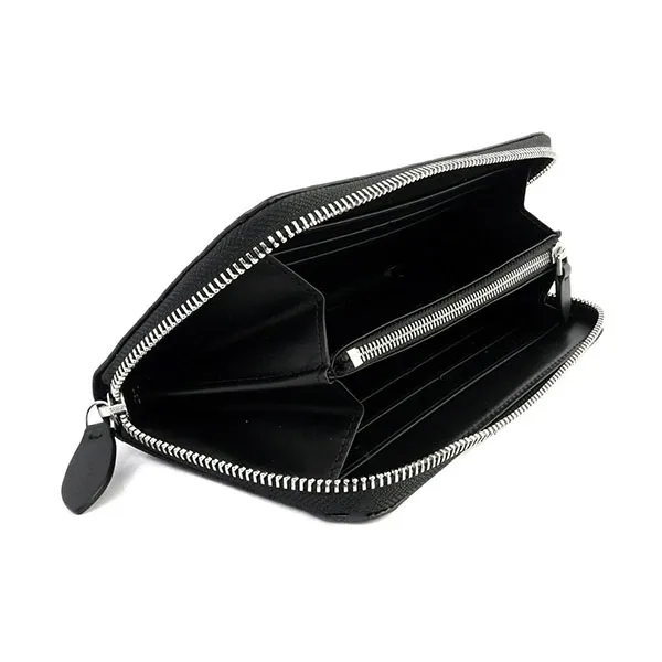 Ví Nam Emporio Armani Black Ziparround Wallet YEME49-YC043-8000 Màu Đen - Túi xách - Vua Hàng Hiệu