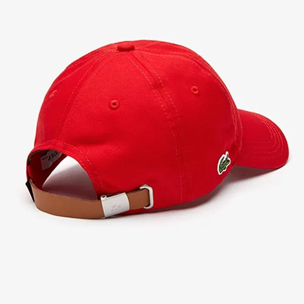 Mũ Lacoste Men's Contrast Strap RK4709 10 240 Cotton Cap Màu Đỏ - Mũ nón - Vua Hàng Hiệu