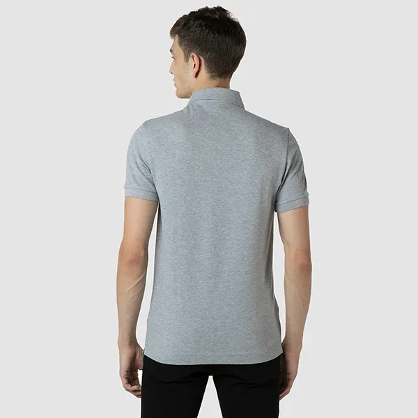 Áo Polo Lacoste Men's Paris Polo Shirt Regular Fit Stretch Cotton Piqué PH5522 CCA Màu Xám