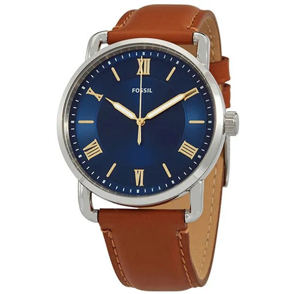 Đồng Hồ Fossil Nam Copeland Quartz Blue Dial Men's Watch FS5661Màu Nâu Mặt Xanh - Đồng hồ - Vua Hàng Hiệu