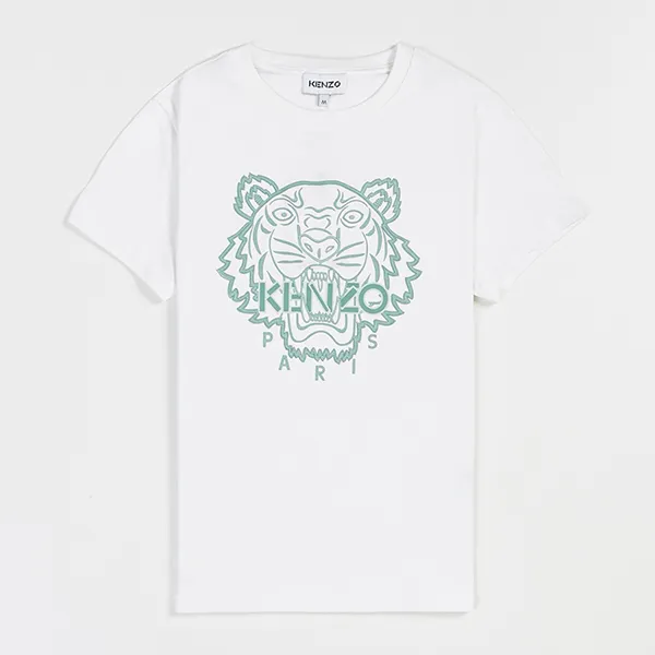 Áo Phông Kenzo Logo Hổ 2TS840-4YG-01B Màu Trắng