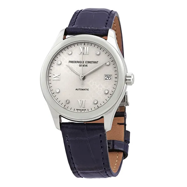 Đồng Hồ Nữ Frederique Constant Classic Automatic Diamond Dial Ladies Watch FC-303LGD3B6 Màu Xanh Mặt Xám - Đồng hồ - Vua Hàng Hiệu
