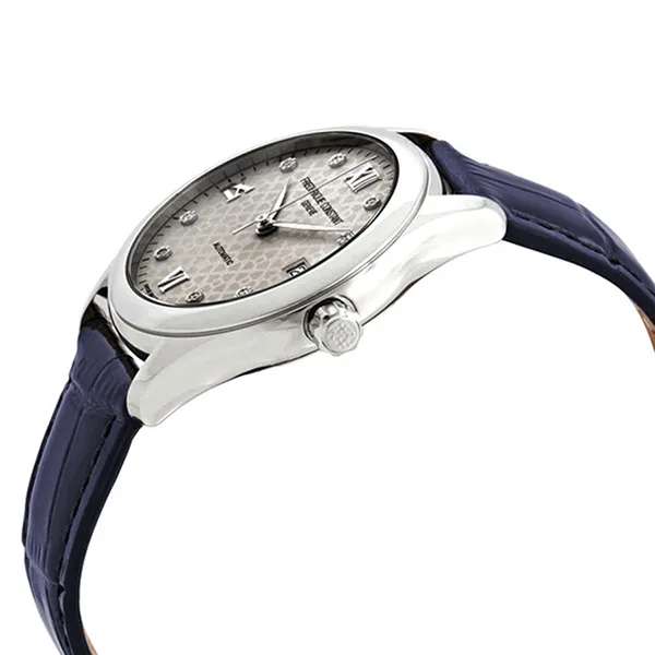 Đồng Hồ Nữ Frederique Constant Classic Automatic Diamond Dial Ladies Watch FC-303LGD3B6 Màu Xanh Mặt Xám - Đồng hồ - Vua Hàng Hiệu