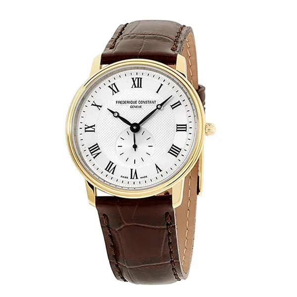 Đồng Hồ Frederique Constant Slimline Gents FC-235M4S5 Màu Nâu - Đồng hồ - Vua Hàng Hiệu