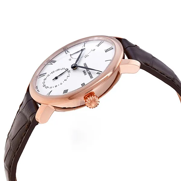 Đồng Hồ Nam Frederique Constant Slimline Automatic Silver Dial Men's Watch FC-723WR3S4 Màu Nâu Mặt Bạc - Đồng hồ - Vua Hàng Hiệu