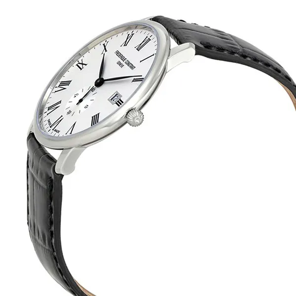 Đồng Hồ Nam Frederique Constant Slimline White Dial Men's Watch FC-245WR5S6 Màu Đen Mặt Trắng - Đồng hồ - Vua Hàng Hiệu