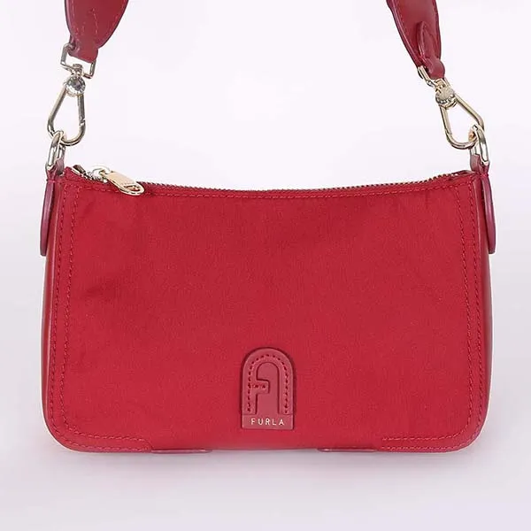 Túi Đeo Chéo Furla Atena Nylon Crossbody Cabernet Màu Đỏ