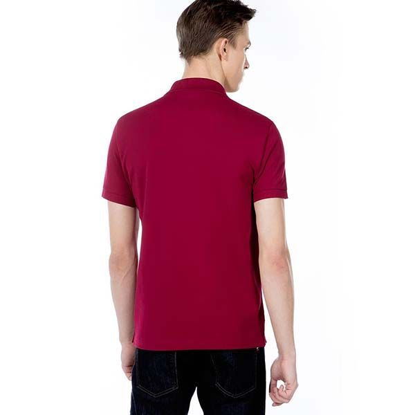Áo Polo Men’s Lacoste Slim Fit Stretch Cotton Piqué Polo Shirt PH7937 18C Màu Đỏ Đô - 4