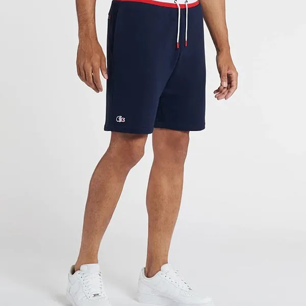 Quần Shorts Lacoste Pantalón Lacoste Corto Marino Para Hombre GH3748-00-1KY Màu Xanh Navy Size 4