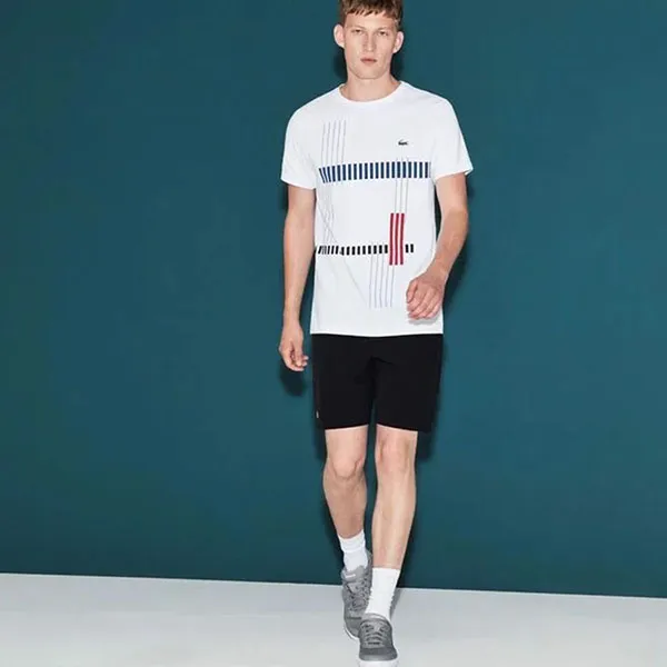 Quần Shorts Tennis Lacoste Sport Tennis Stretch Shorts Màu Đen Size S