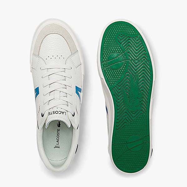 Giày Sneakers Lacoste L004 0722 Xanh Blue Phối Trắng Size 43 - 3