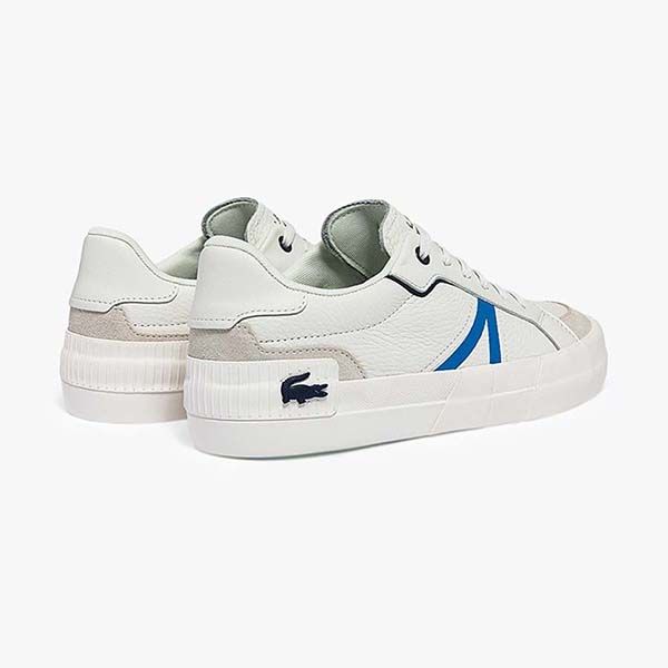 Giày Sneakers Lacoste L004 0722 Xanh Blue Phối Trắng Size 43 - 4