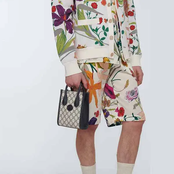 Túi Xách Gucci Interlocking G Mini Tote Bag Màu Xám Đen - Túi xách - Vua Hàng Hiệu