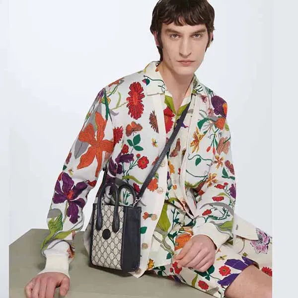 Túi Xách Gucci Interlocking G Mini Tote Bag Màu Xám Đen - Túi xách - Vua Hàng Hiệu