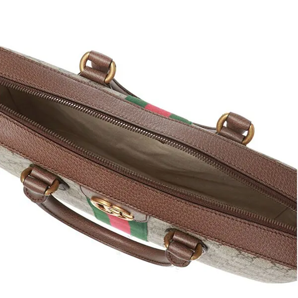 Cặp Xách Tay Nam Gucci Ophidia GG Briefcase 574793 K5IZT 8340 Màu Nâu Be - Túi xách - Vua Hàng Hiệu