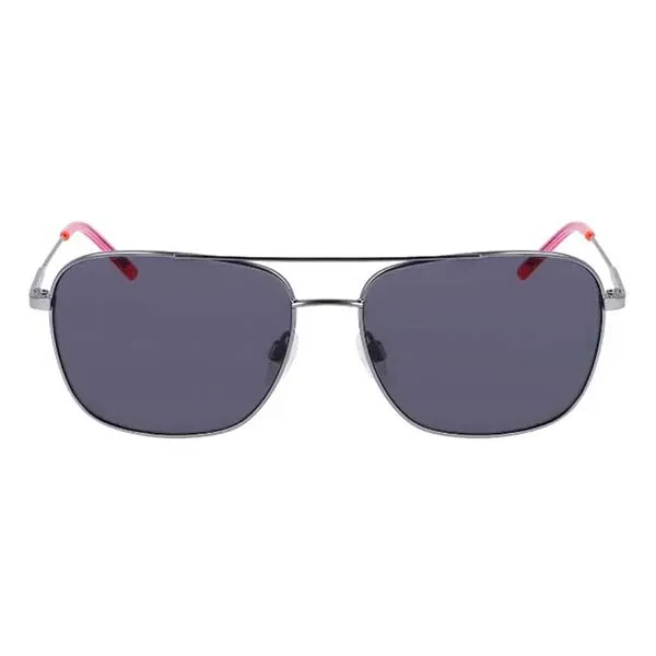 Kính Mát DKNY Grey Square Unisex Sunglasses DK113S 033 58 Màu Xám - 3