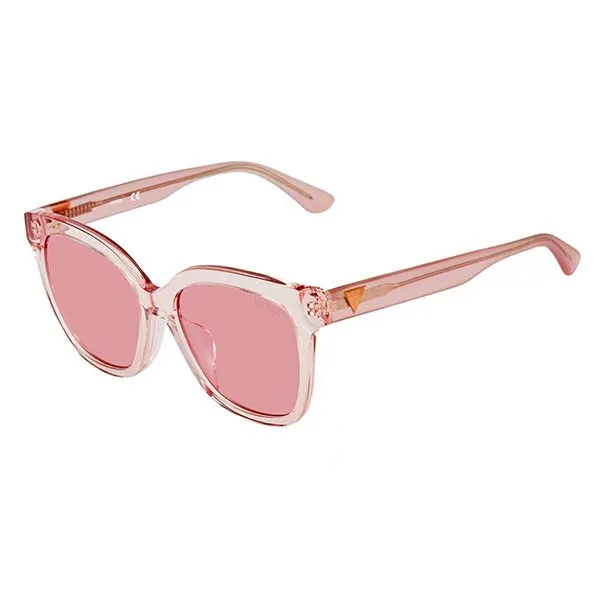 Kính Mát Guess Bordeaux Cat Eye Ladies Sunglasses GU7612 74S 55 Màu Hồng