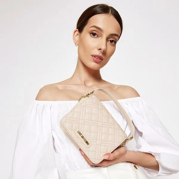 Túi Xách Love Moschino Avorio JC4277PP0CKN0110 Màu Trắng