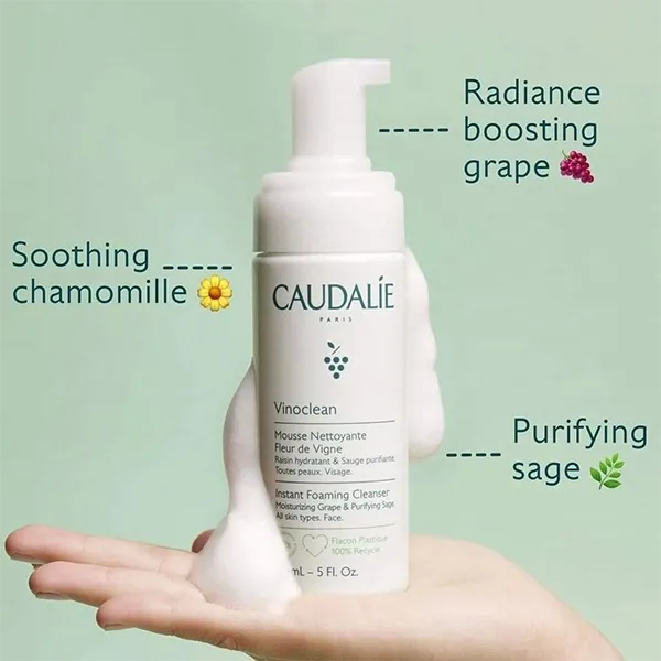 Sữa Rửa Mặt Tạo Bọt Caudalie Instant Foaming Cleanser 150ml - Sữa Rửa Mặt - Vua Hàng Hiệu