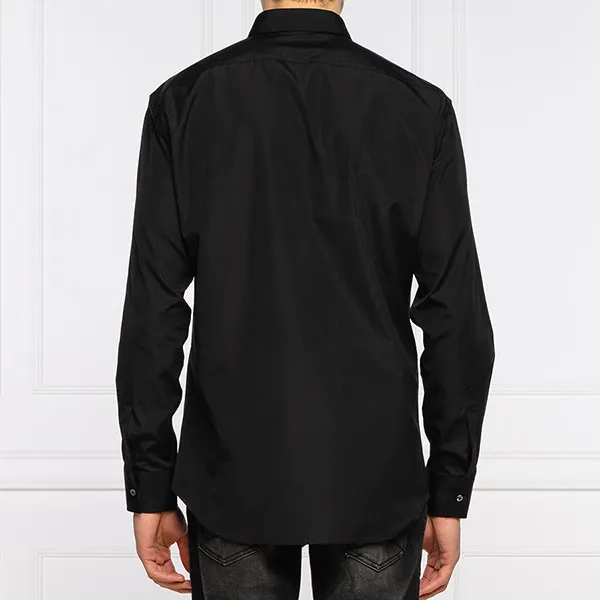 Áo Sơ Mi Dài Tay Dsquared2 Chemise Blanche S71DM0458 Màu Đen