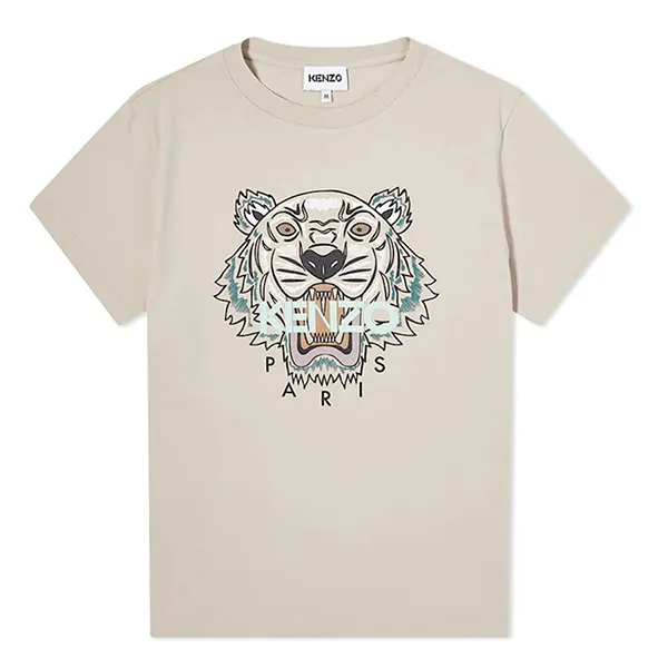 Áo Phông Kenzo Tiger Classic T-Shirt 4YM-2TS846 Màu Beige