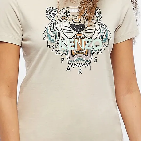 Áo Phông Kenzo Tiger Classic T-Shirt 4YM-2TS846 Màu Beige
