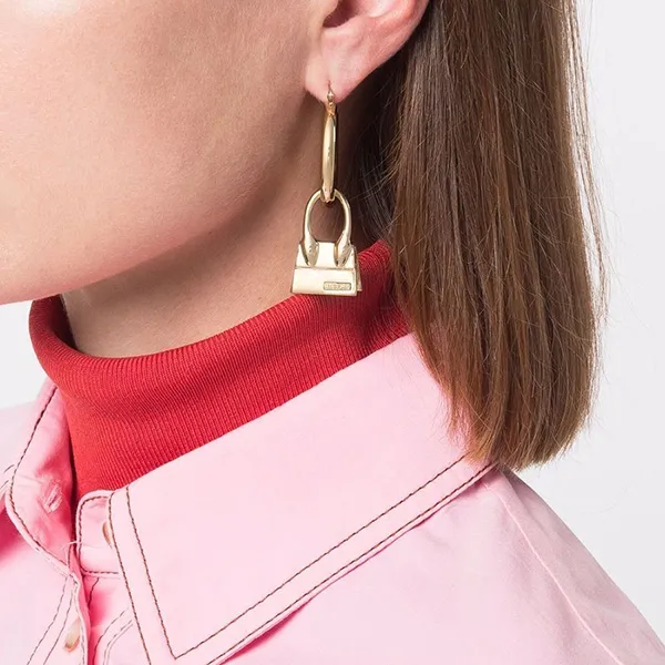 Khuyên Tai Jacquemus Les Chiquito Bag Earrings Màu Vàng - Trang sức - Vua Hàng Hiệu