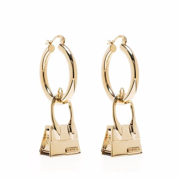 Khuyên Tai Jacquemus Les Chiquito Bag Earrings Màu Vàng - Trang sức - Vua Hàng Hiệu