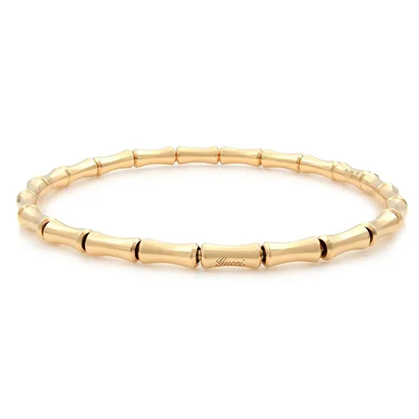 Vòng Đeo Tay Jewery Luxury Bamboo 18K Rose Gold Bracelet Màu Vàng